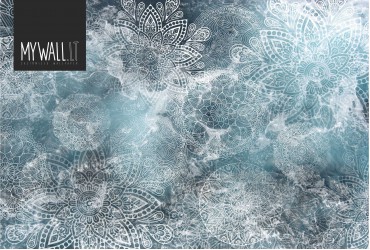 Mandala dark blue
